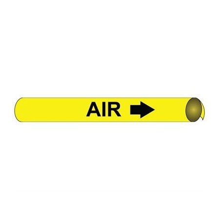 Nmc Pipemarker Precoiled, Air B/Y, Fits 4 5/ E4003